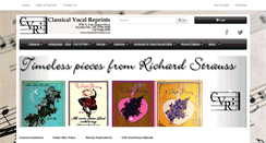 Desktop Screenshot of classicalvocalrep.com