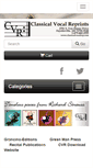 Mobile Screenshot of classicalvocalrep.com