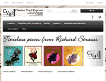 Tablet Screenshot of classicalvocalrep.com